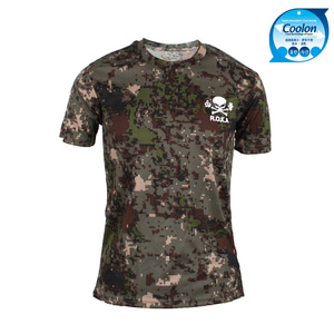 쿨론 반팔 ROKA 백골부대 로카티 디지털 군대 군인 군용 티셔츠